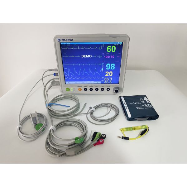 12.1inch Multi Parameter Patient Monitor with 6 Parameters and ETCO2 Optional for ICU and Bedside Use