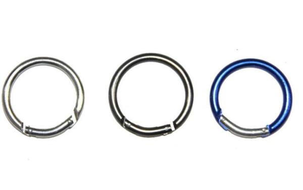 O Shaped Cirlce Shaped Not For Climbing Colors Aluminum Carabiner