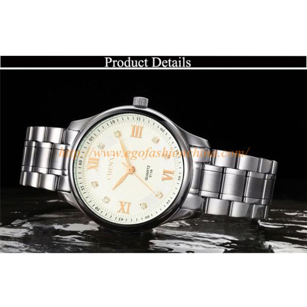 013B Rose Gold Silver Marks Black White Classic Watches Unisex Women Watch Stainless Watch
