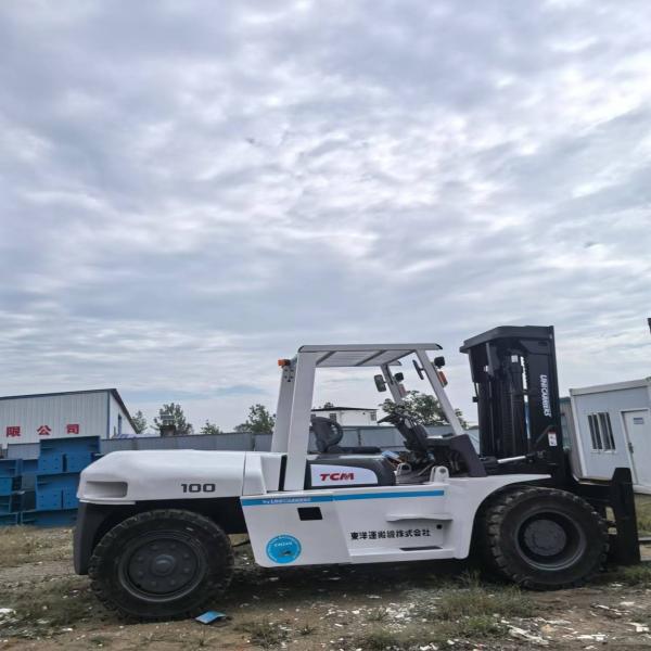 Robust FD100TCM 10 Ton Forklift Second Hand Electric Forklift