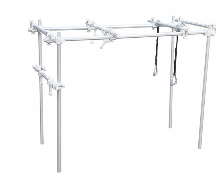 Manual Three-Function Hospital Bed with Height Adjustment and Aluminium Alloy Frame for Nursing Home Use