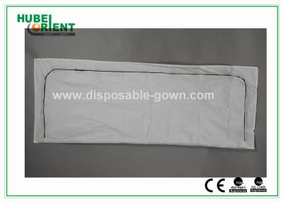 Sacos para o transporte de cadáveres descartáveis inoperantes brancos do polipropileno/PVC para o hospital, de pouco peso