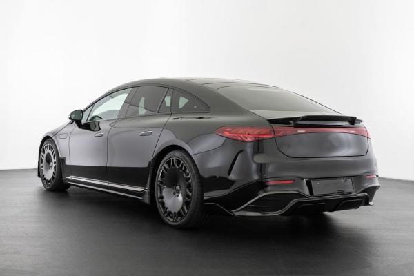 Pour Mercedes EQS Kit de carrosserie en fibres de carbone EQS Upgrade BS Style Kit de carrosserie en fibres de carbone à lèvres avant diffuseur de spoiler