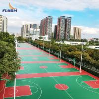 Suelos deportivos de resina de poliuretano estándar ITF suave o texturizado