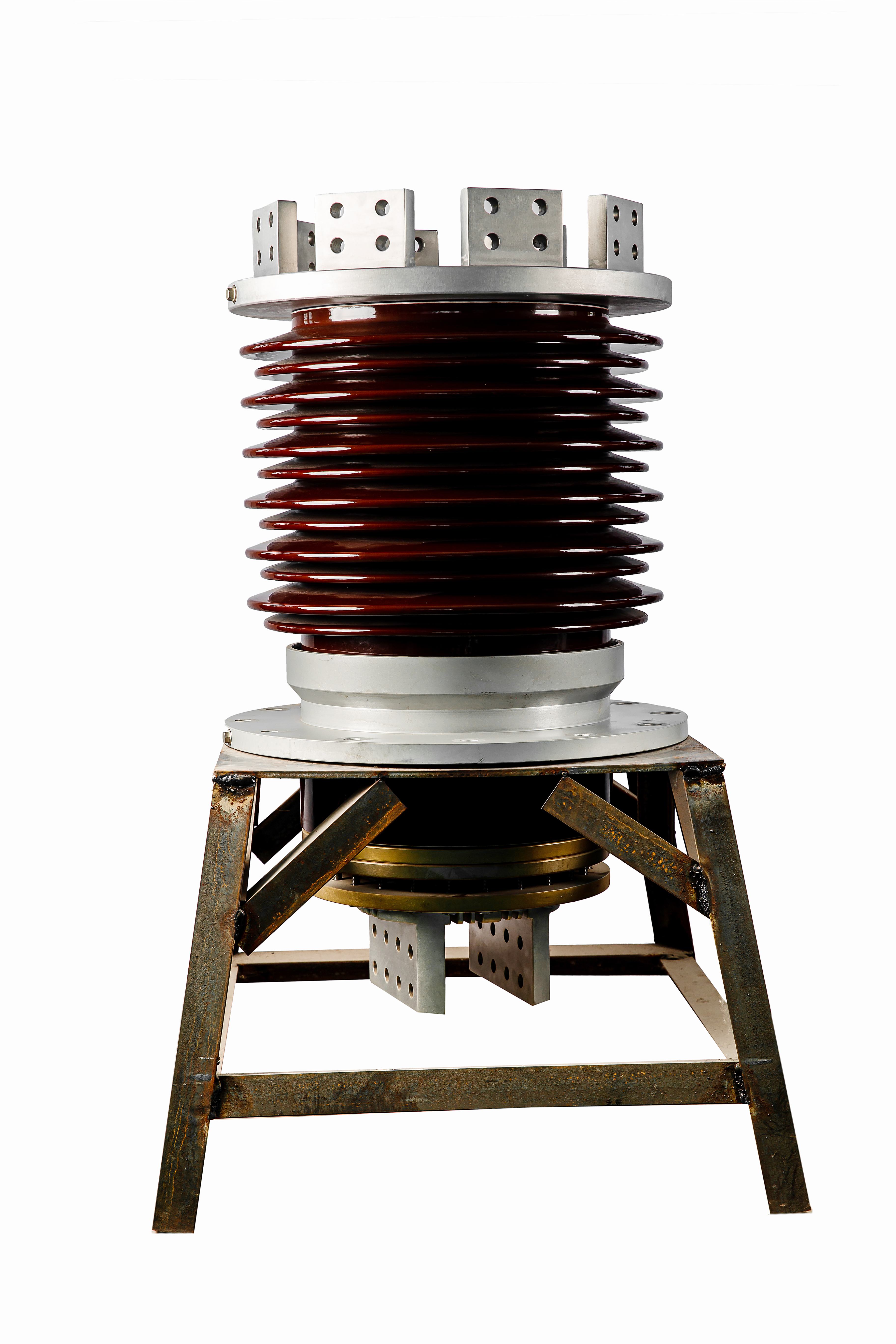 Большой настоящий керамиковый изолятор 24KV 16000A втулок трансформатора подгонял