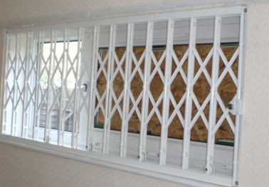 White Durable Aluminium Fixed Window High Grade Aluminium Profiles