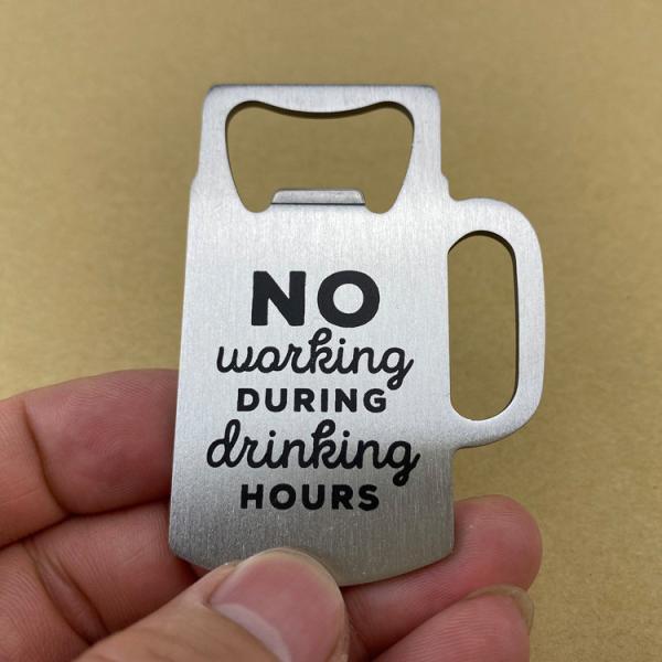 Personalised Metal Stainless Steel Bottle Opener Sublimation Blanks