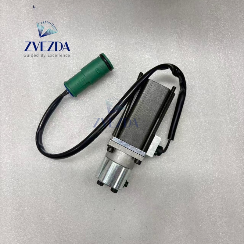 Main Pump Solenoid Valve 096‑5945 Green Round Plug For Excavator E200B E120B E110B E240B E300B