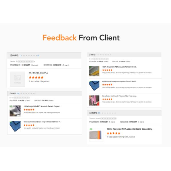 100% Felt Fiber Polyester Soundproof Acoustic Panel for Auditorium Gym Customization