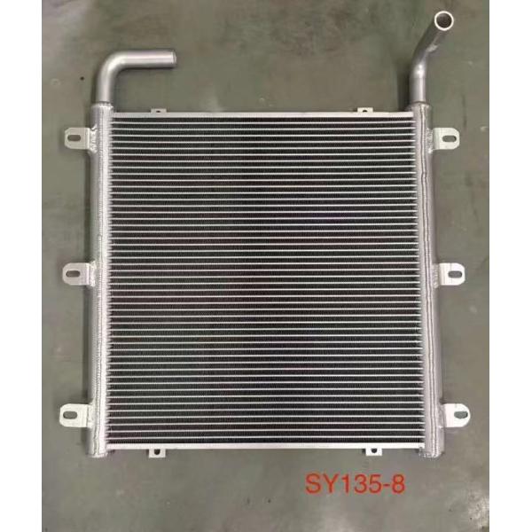 Sany SY135-8 Excavator Aluminum Radiator With Transmission Cooler