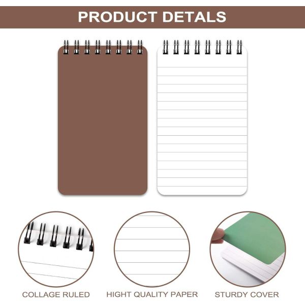 Customize Services Small Cute Mini Pocket Notebook Travel Journals for Students
