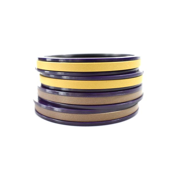 Brown PTFE Bronze NBR POM Ring SPGW Back Up Ring For Excavator Hydraulic Cylinders