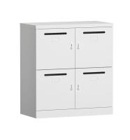 H1200*W900*D450mm Metal Office Mailboxes 4 Door Cabinet Powder Coating