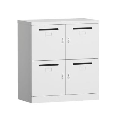 H1200*W900*D450mm Metal Office Mailboxes 4 Door Cabinet Powder Coating