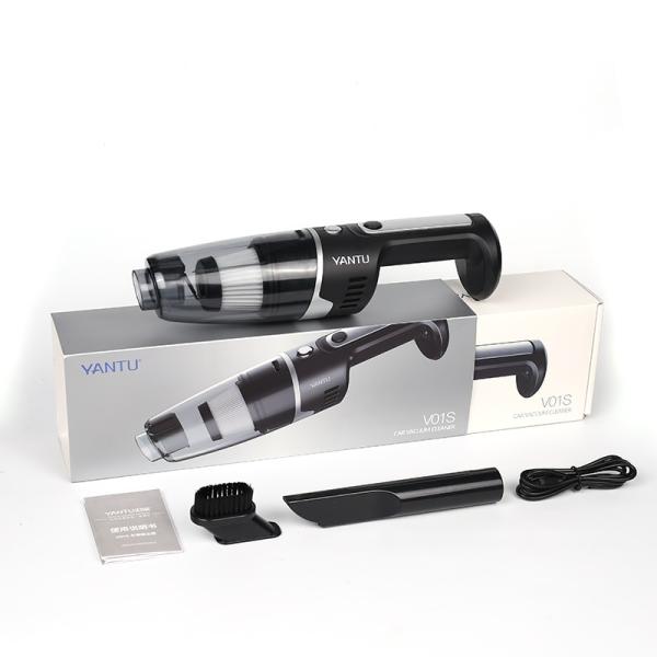 12V Handheld Wet and Dry Vacuum Cleaner YANTU V01S Cordless with 5500PA Suction Power