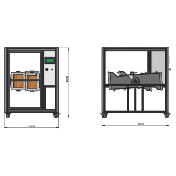 Máquina de ensaio de queda de barril de rolamento