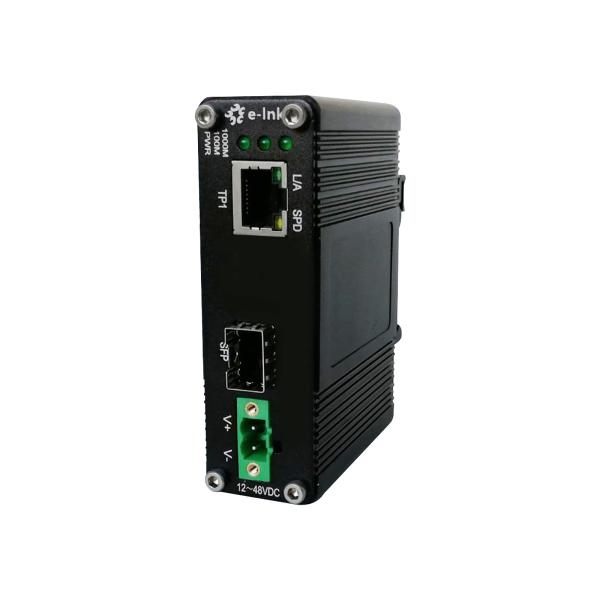 Convertidor de los medios de Ethernet de Mini Type Industrial Fiber Optic /1000M 10/100 48VDC