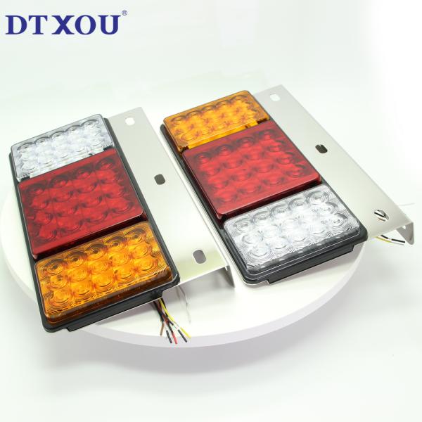 Push Fitting Installation LED Combination Tail Light Energy Saving 12V/24V Waterproof