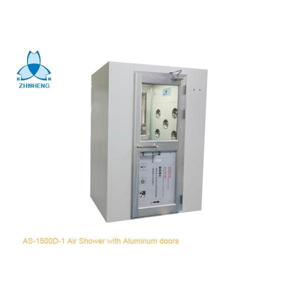 Ливень воздуха чистой комнаты отдельного человека с алюминиевыми дверями качания