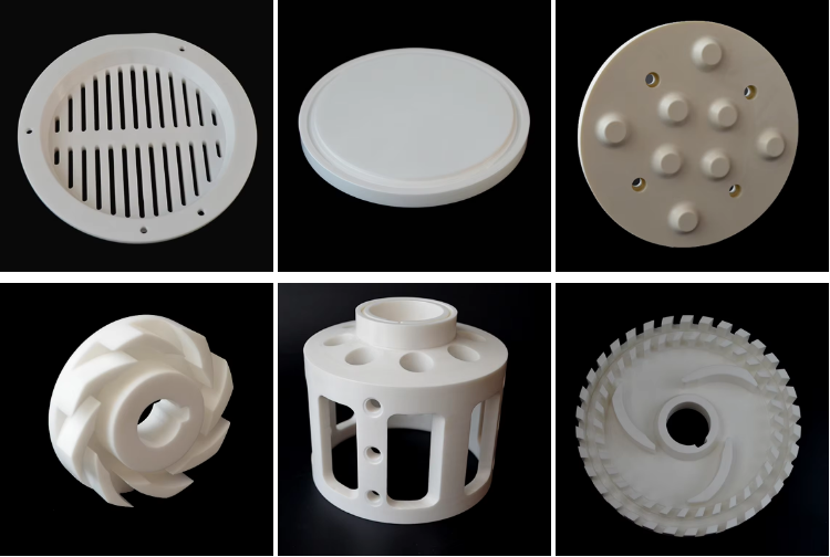 Yttria Stabilized Zirconia Ceramic Components CNC Machining High Accuracy