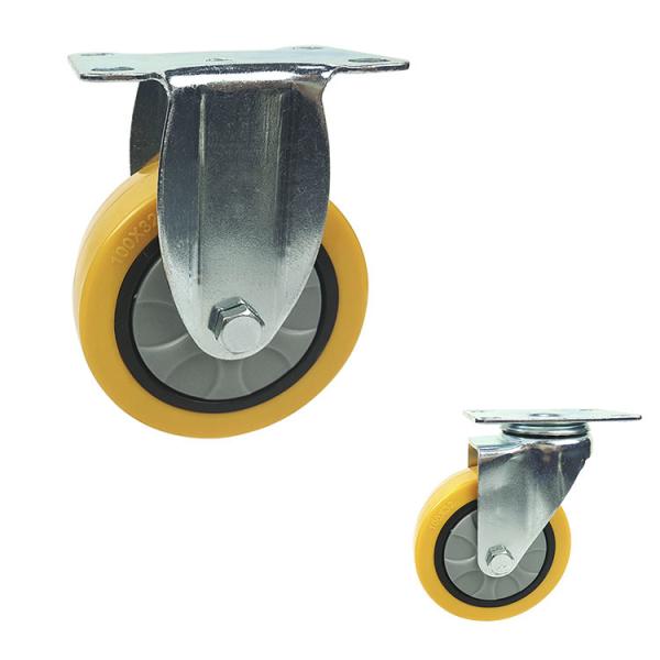 6 Inch Swivel Threaded Stem Industrial Trolley Caster Wheels 150KG