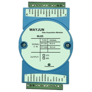WAYJUN RTD Temperature Signal to RS485/232 temperature signal acquisition 8-32v