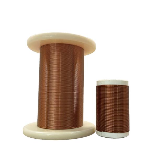 Non Weldable Enamel Copper Winding Wire Overcoat Polyamide 0.1mm - 2.20mm PEWN Natural Color