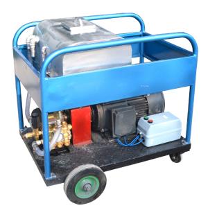 Limpiador de chorro de agua de alta presión móvil de 300 bar 15kw Motor el