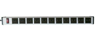 Tira do poder do porta usb do múltiplo 11 com proteção do impulso para a casa/uso comercial