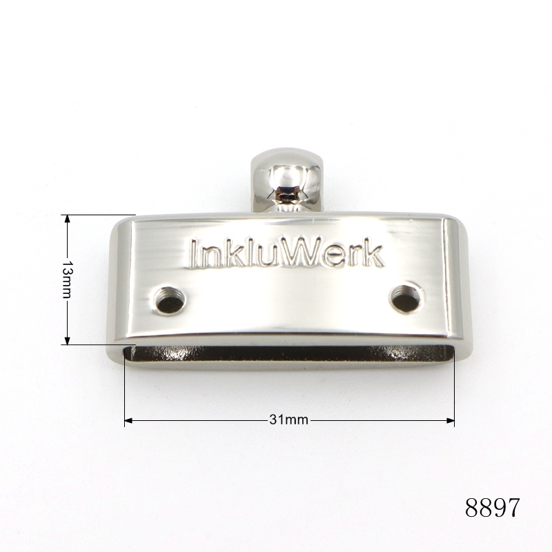 OEM ODM Keychain Fob Hardware Anti Fade Metal Strap Hardware