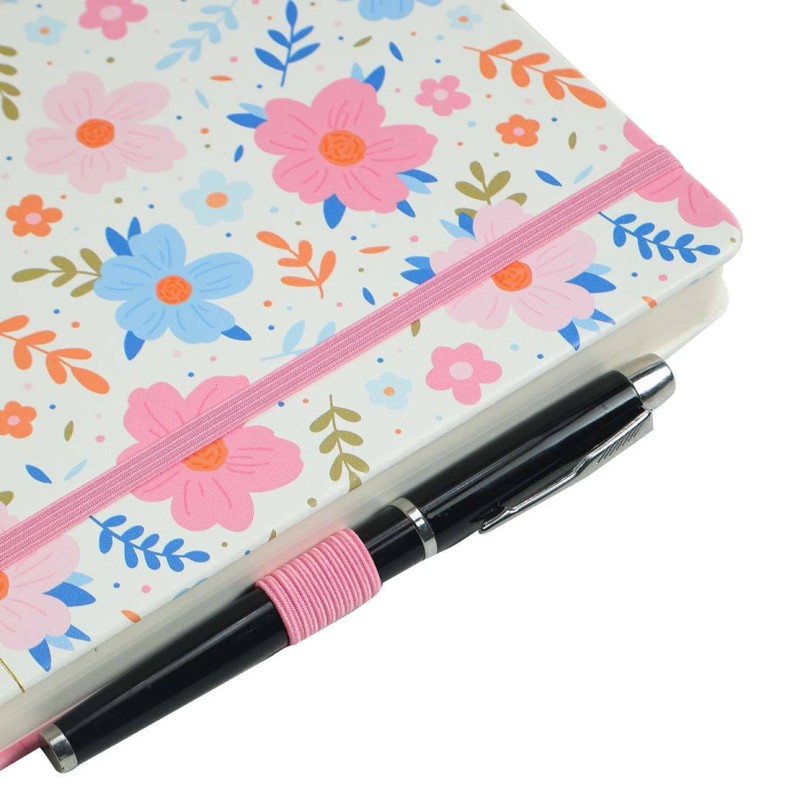 Premium Pocket Faux Leather Undated Daily Planner Notebook Organizer Schedule A5 Calendar