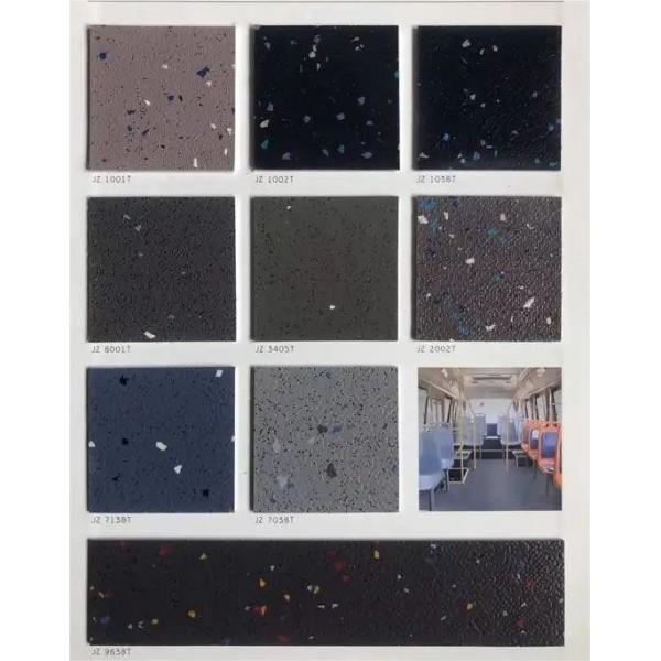 Abrasion Resistance Car Floor Mats Leather 2m Quartz Vinyl Floor Tiles Leather