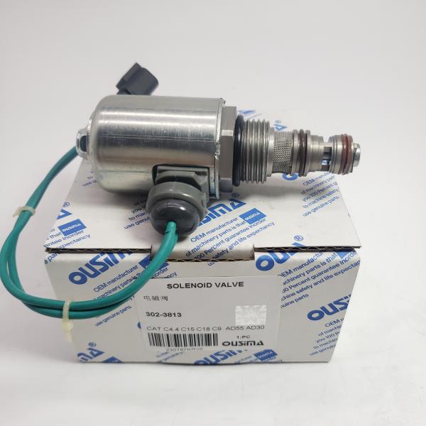 Solenoid Valve 302-3813/3023813 For CAT C4.4 C15 C18 C9 AD55 AD30
