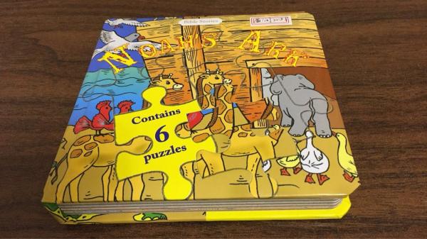 Professional Small Children'S Puzzle Books / Cute Cartoon Puzzle Story Books