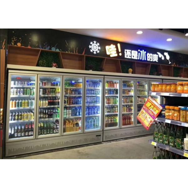 Frost-Free Upright Freezer Manufacturer With Frameless Triple-Glazed Anti-Fog Glass Door