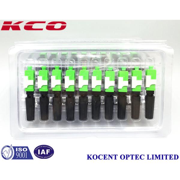 Reusable Fiber Optic Quick Connector Twin End Face Portable Easy Assembling