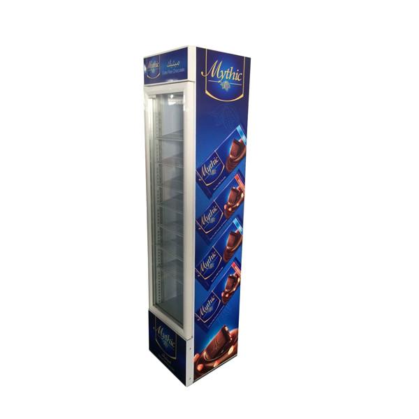 145L Commercial Supermarket Upright Single Glass Door Fridge Beverage Display Cooler sc145B