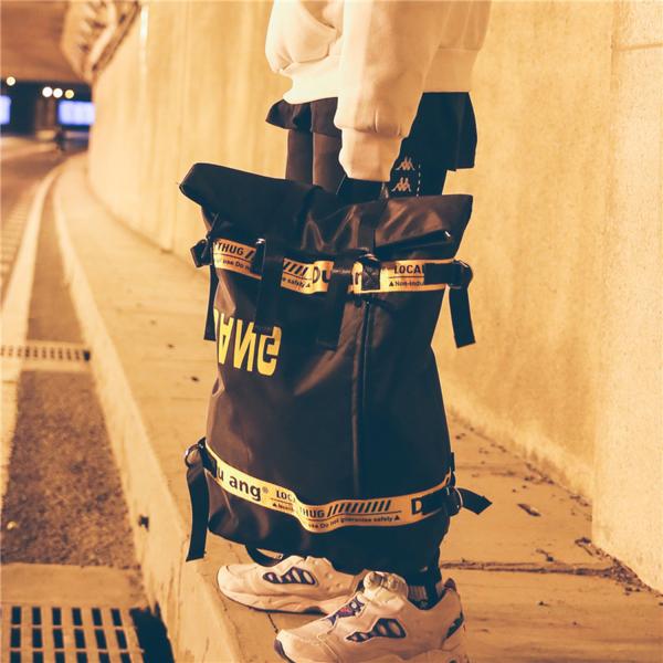 Backpack female Korean version of tide 2018 new stylish men's fashion large-capacity travel campus bag backpack