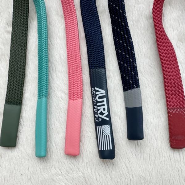 Спортивная полиэстерная шнурковая шнурка одежда Силиконовая голова Плетённая 5 мм-8 мм