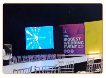 led mesh screen 500x500mm LED Advertising screen led p4mm (HD/4K)