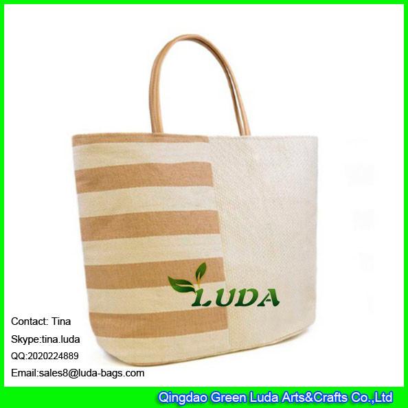 LUDA fashion beach handbags wholesale paper straw bags