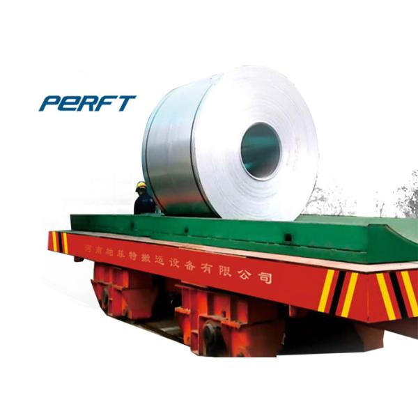 Custom Table Size Coil Transfer Trolley With 180 - 600 Battery Capacity