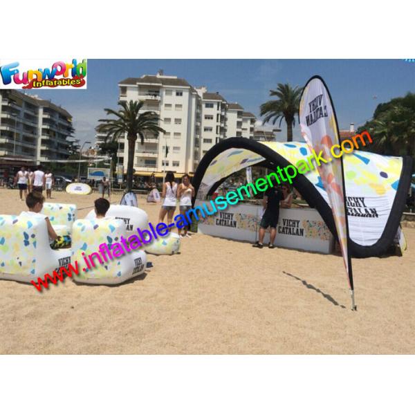 0.6mm PVC Tarpaulin Air Sealed Inflatable Furniture Mini Rocking Chair With Air Pump