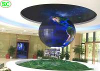 sphère flexible de 360 degrés annonçant la boule menée numérique d'écrans de visualisation