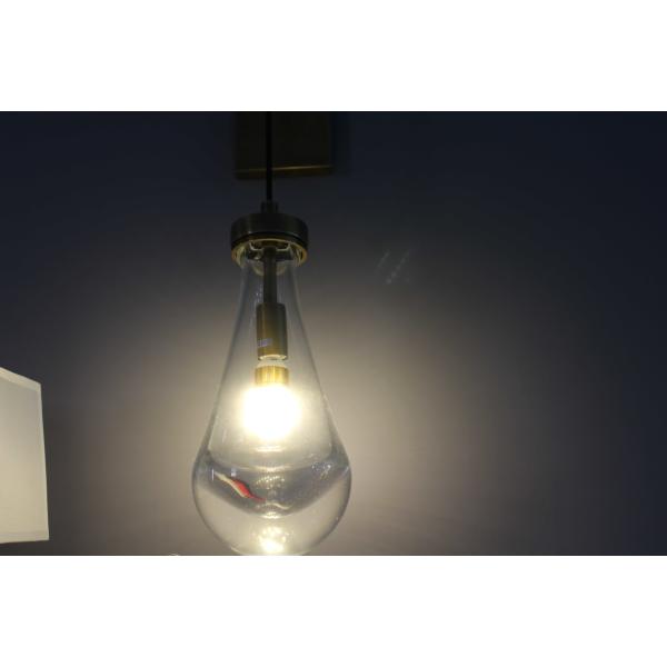 Lámpara de pared de cristal de latón redondo para lluvia con dimensión ajustable W12.5cm x D14.5cm x H27cm