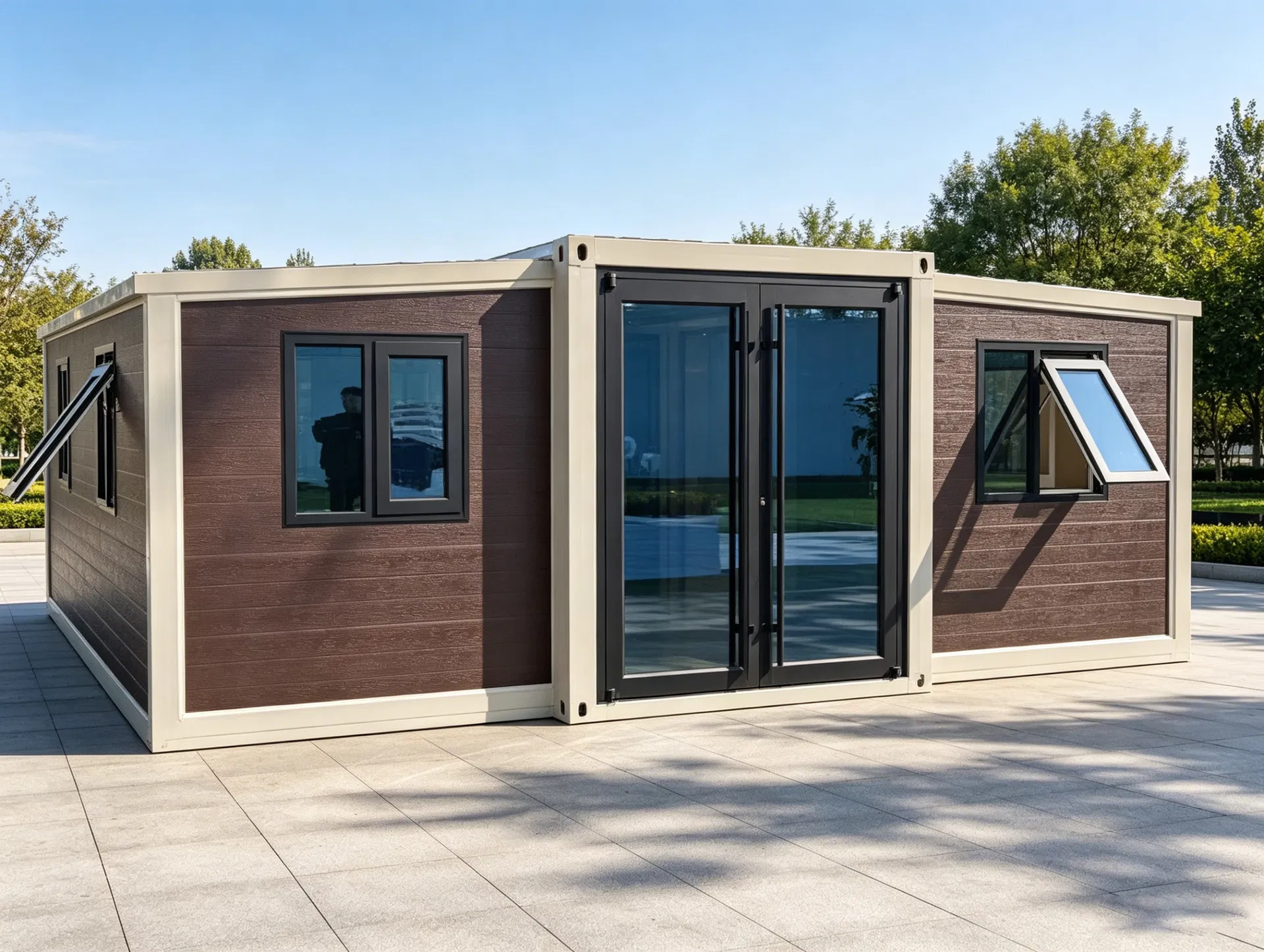 Expandable Container House Folding Portable Mobile Container for Temporary Living Accommodation Modern Modular Space Quick Installation
