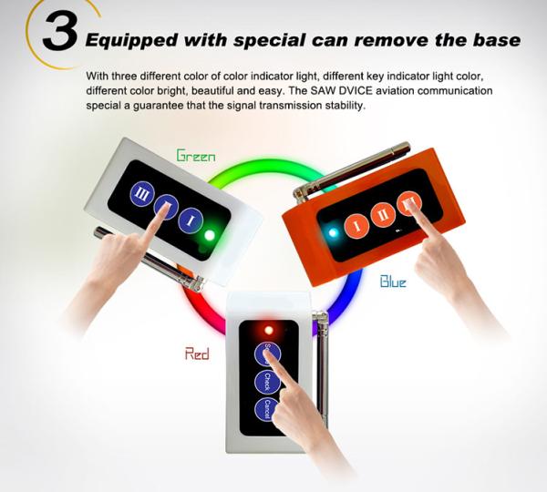 long range signal table call bell 2.5km wireless push button