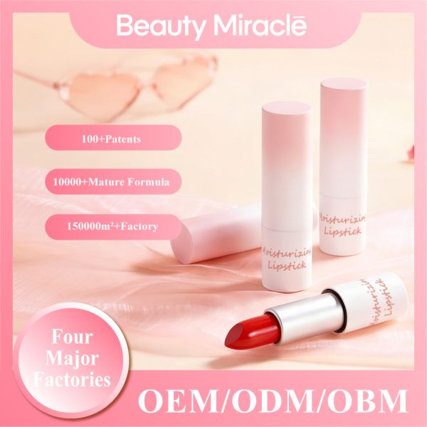 OEM ODM Hydrating Cream Lipstick Waterproof Long Lasting Makeup Cute Long Lasting Nude Red Waterproof Moisturizing Lipstick