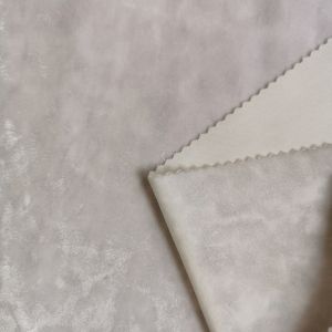 KS Korean Velvet Fabric Polyester Spandex Fabric