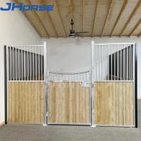 Taille faite sur commande de fenêtre de porte coulissante de pin économique de Mesh Horse Stall Fronts Infilled